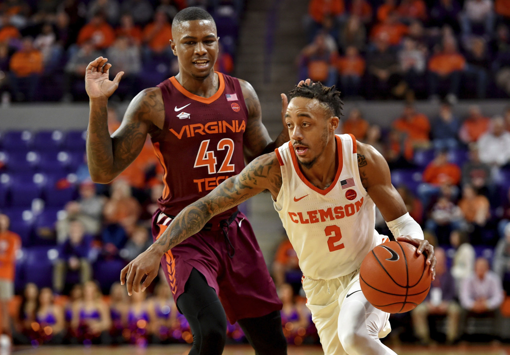 Virginia Tech Clemson Basketball